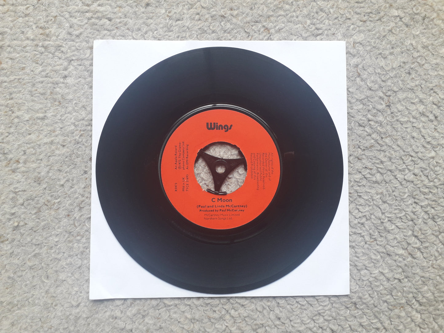 Paul McCartney & Wings-Hi Hi Hi/C Moon 7" (R5973)