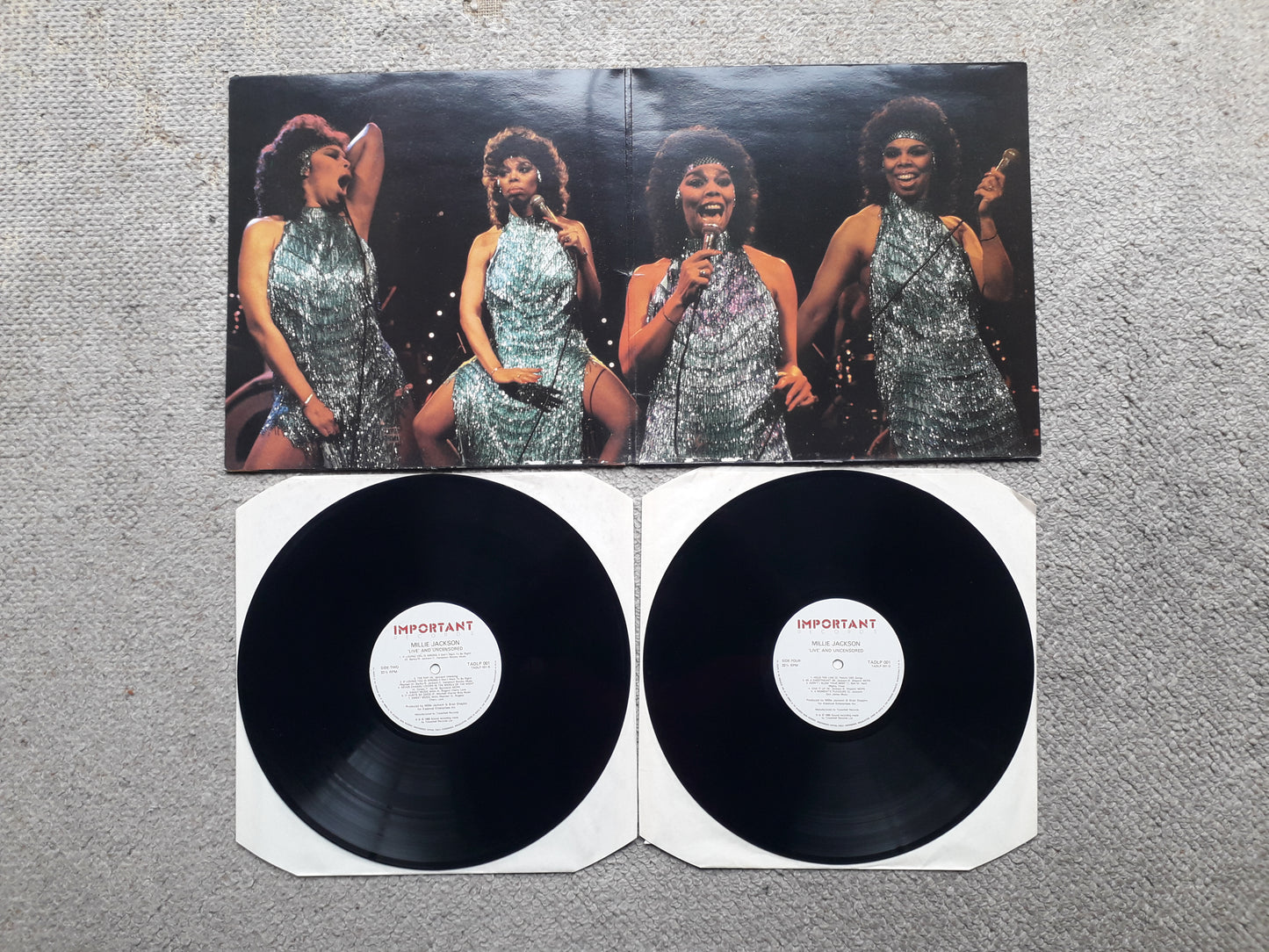 Millie Jackson-Live & Uncensored Dbl LP (TAD LP 001)