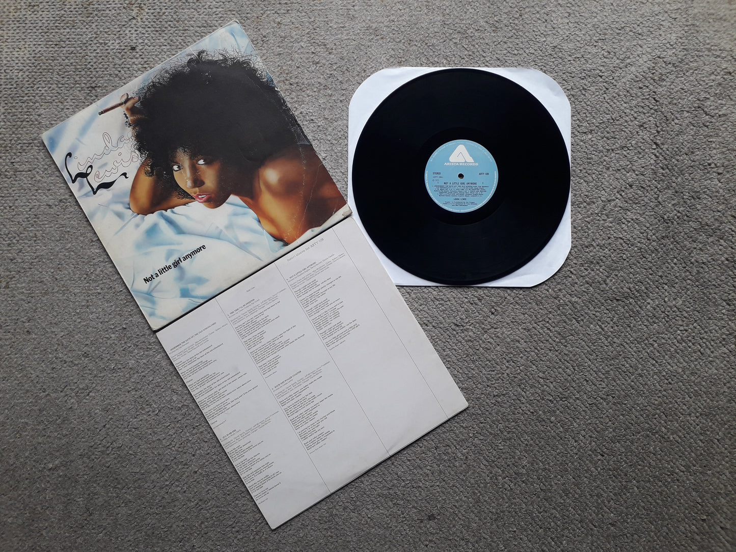 Linda Lewis-Not A Little Girl Anymore LP (ARTY 109)