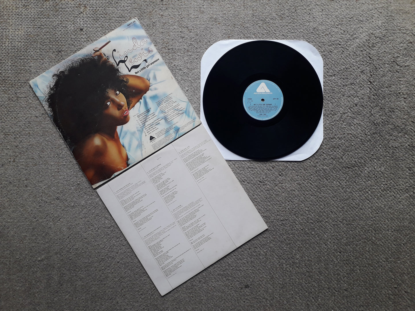 Linda Lewis-Not A Little Girl Anymore LP (ARTY 109)