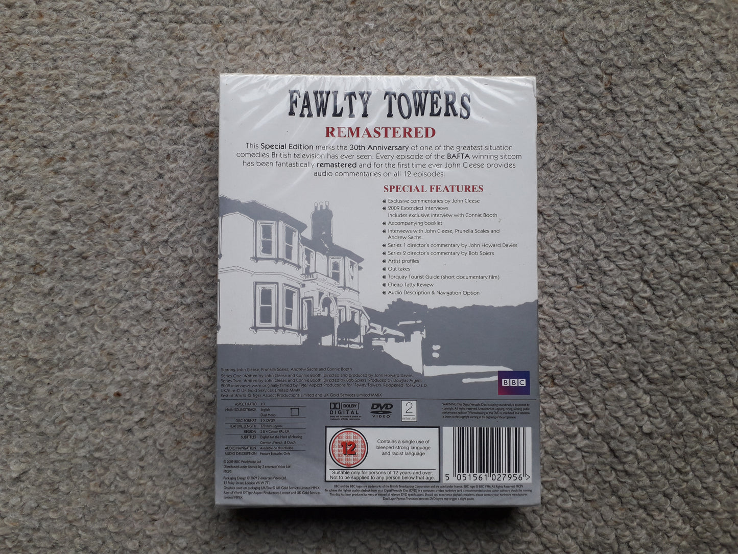 Fawlty Towers-The Complete Collection Remastered DVD Box Set New/Unopened