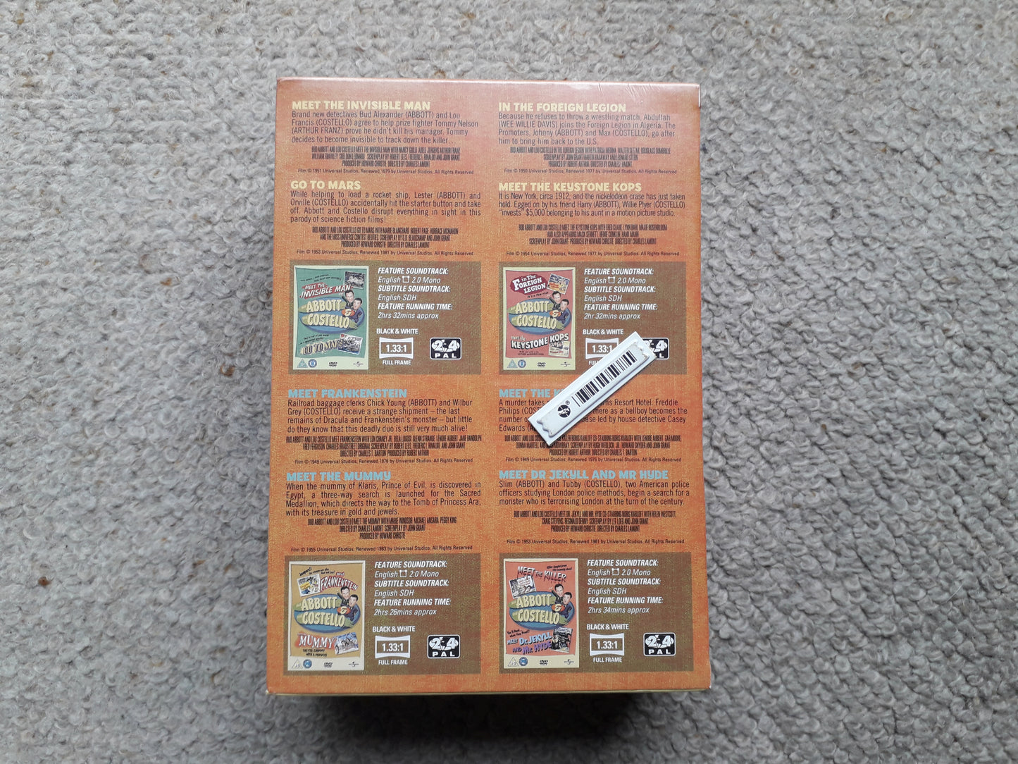 Abbott & Costello DVD Box Set 78 Classic Films New/Unopened