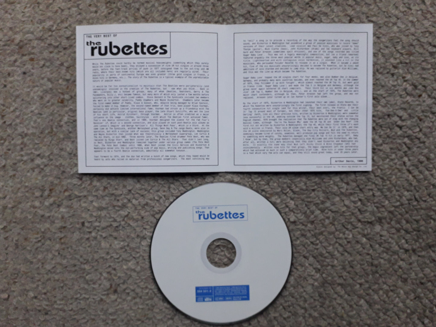 Rubettes-The Very Best Of The Rubettes CD (554 331-2)