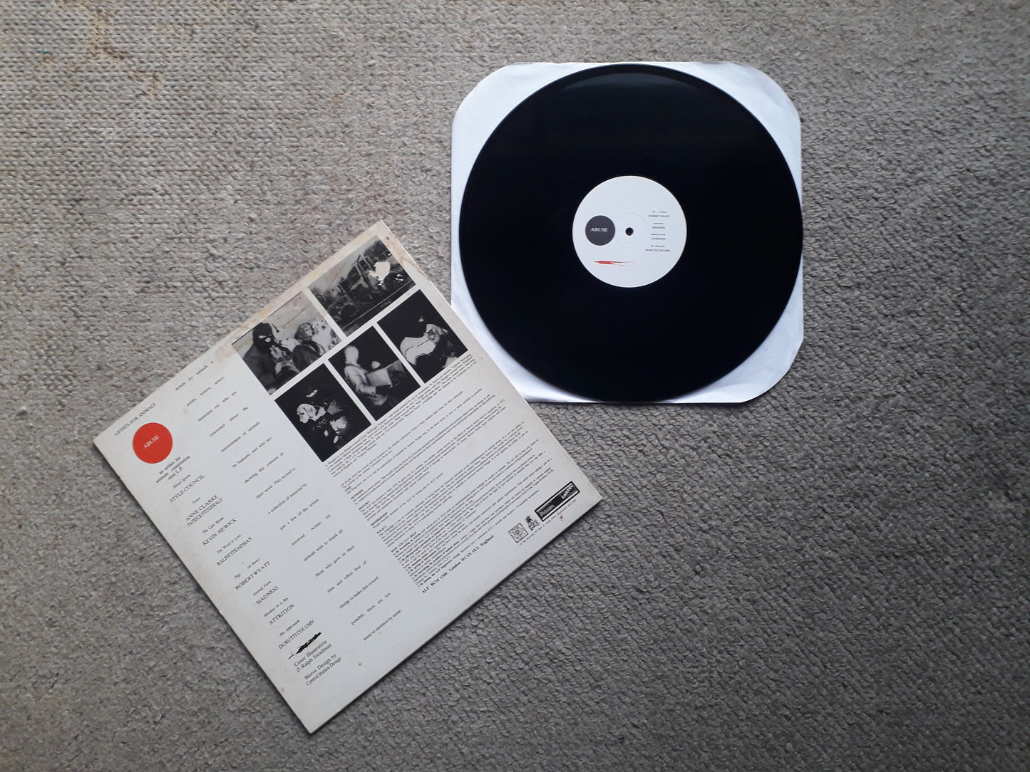 Various – Abuse - Artists For Animals LP (SD 003)