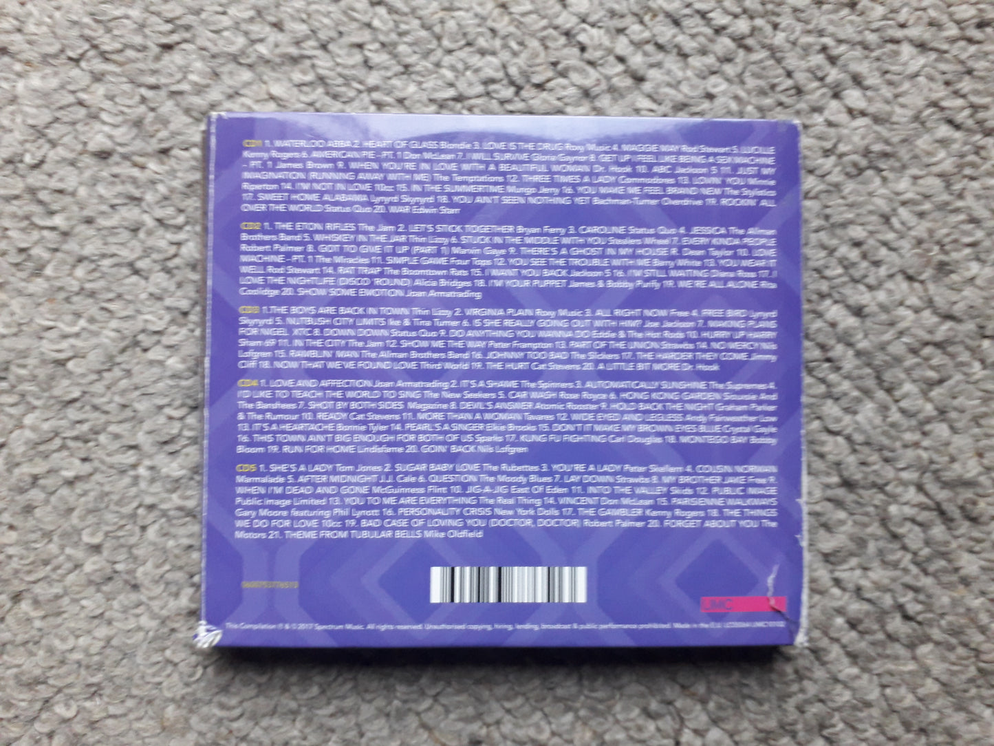 Various – 101 70s Hits 5 CD Set (UMC10102)