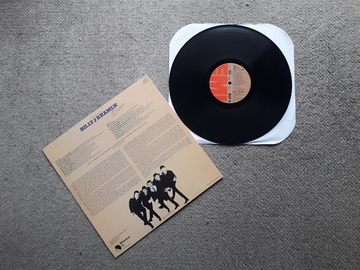Billy J Kramer- The Best Of Billy J Kramer With The Dakotas LP (NUT 9 Mono)