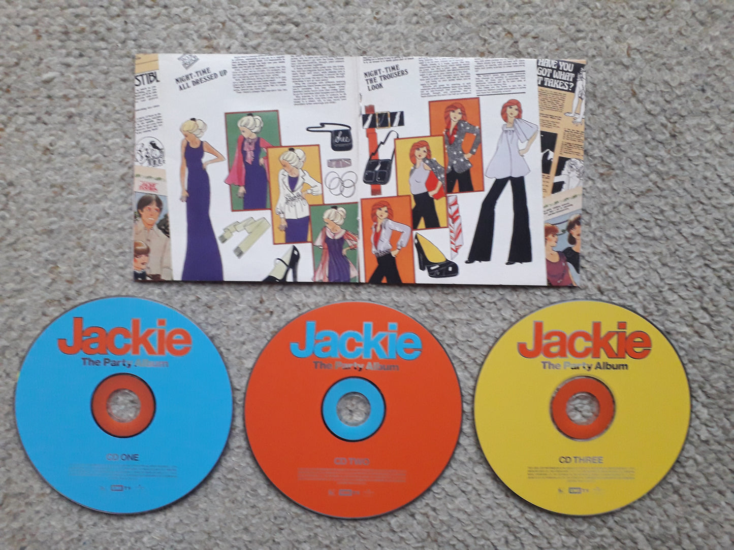 Various-Jackie-The Party Album 3 x CD's (VTDCD1015)