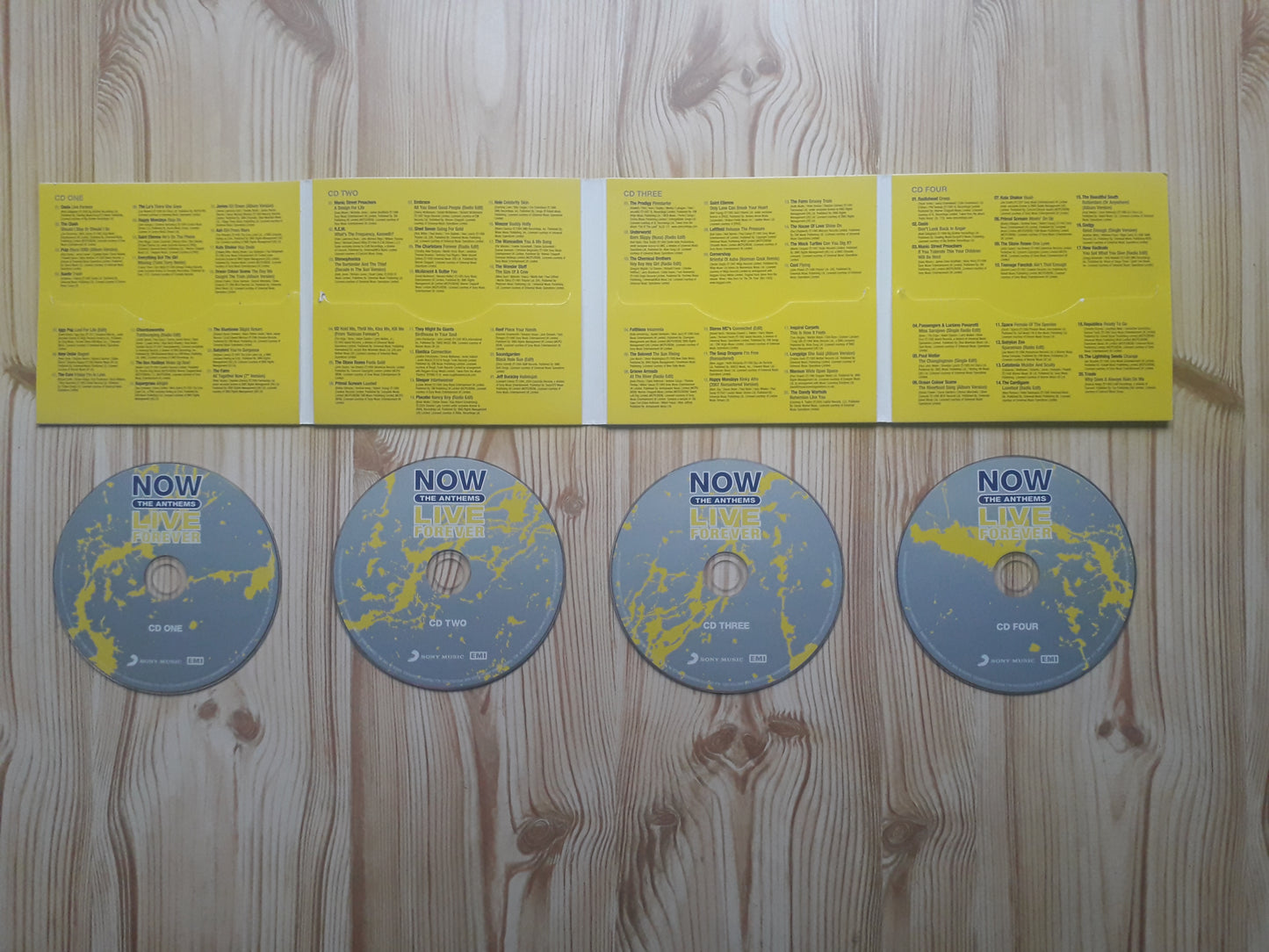 Various-Now The Anthems Live Forever 4 X CD Set (CDNNNOW111)