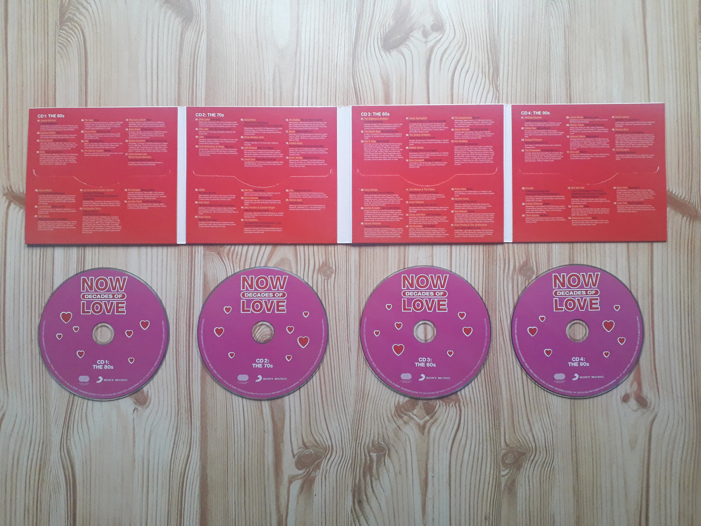 Various–Now Decades of Love 4 X CD ( CDNNNOW104)