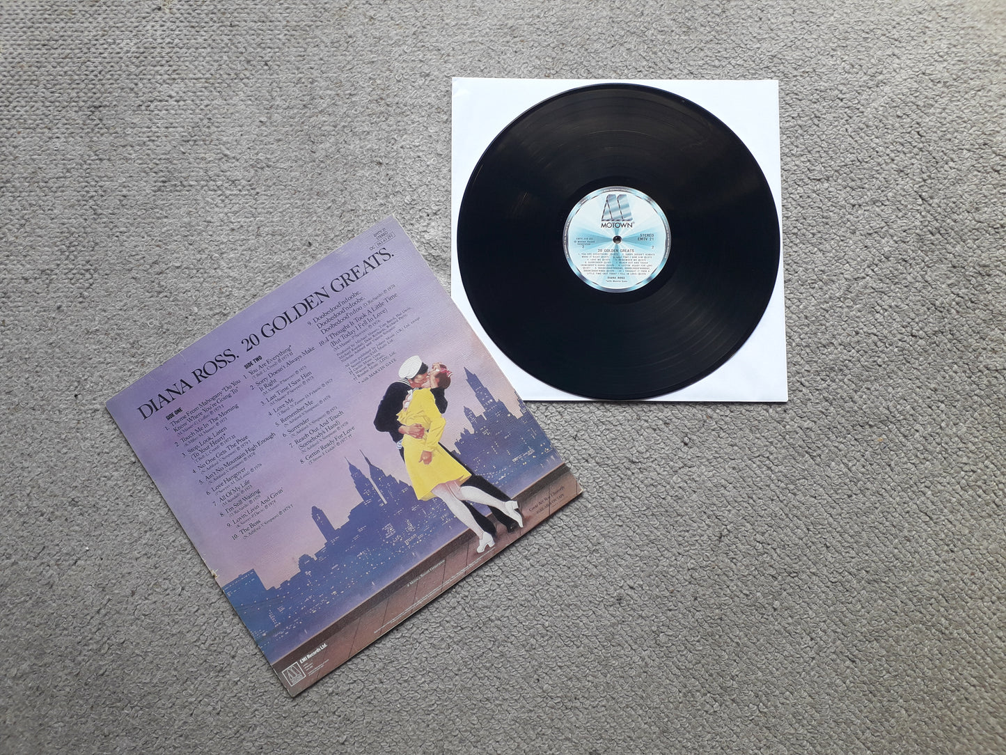Diana Ross-20 Golden Greats LP (EMTV 21 Textured)