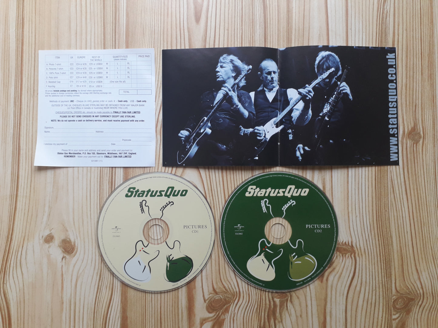 Status Quo-Pictures 40 Years Of Hits Dbl CD (5313061)