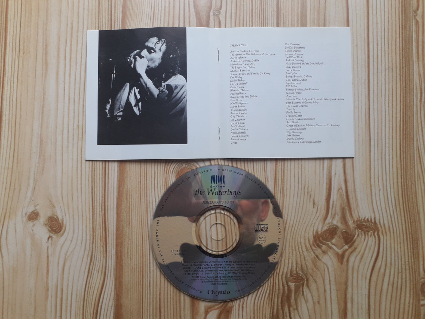 Waterboys-Fisherman's Blues CD (CDP 32 1589 2)