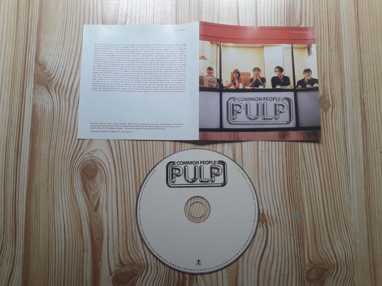 Pulp-Common People CD EP (CID 613)