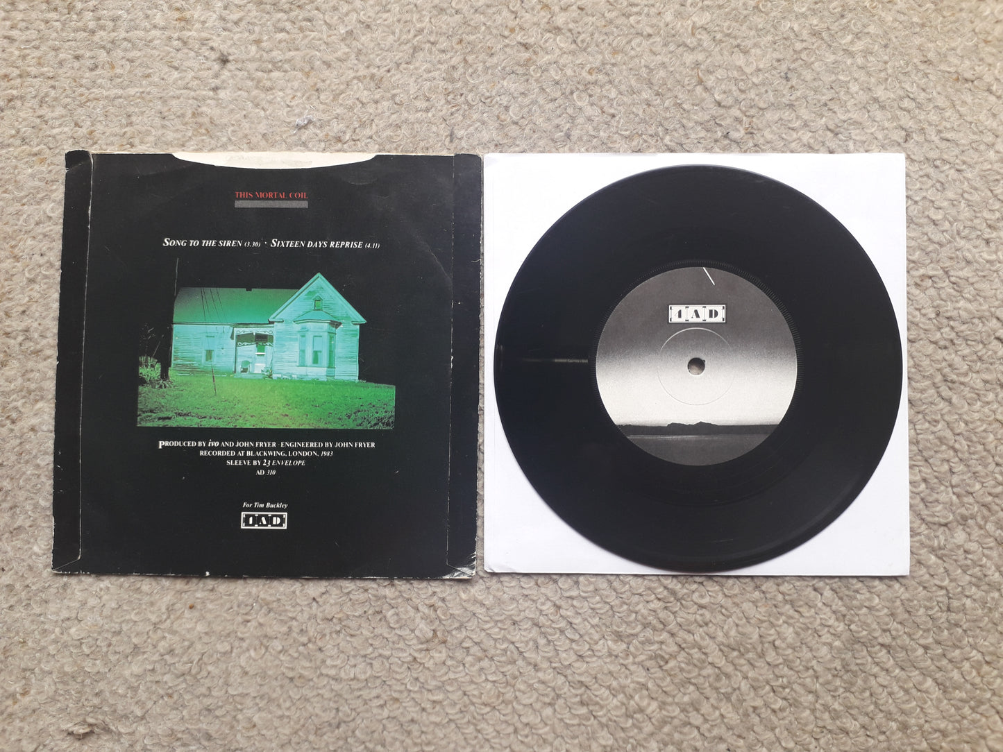 This Mortal Coil-Song To The Siren 7" (AD 310)