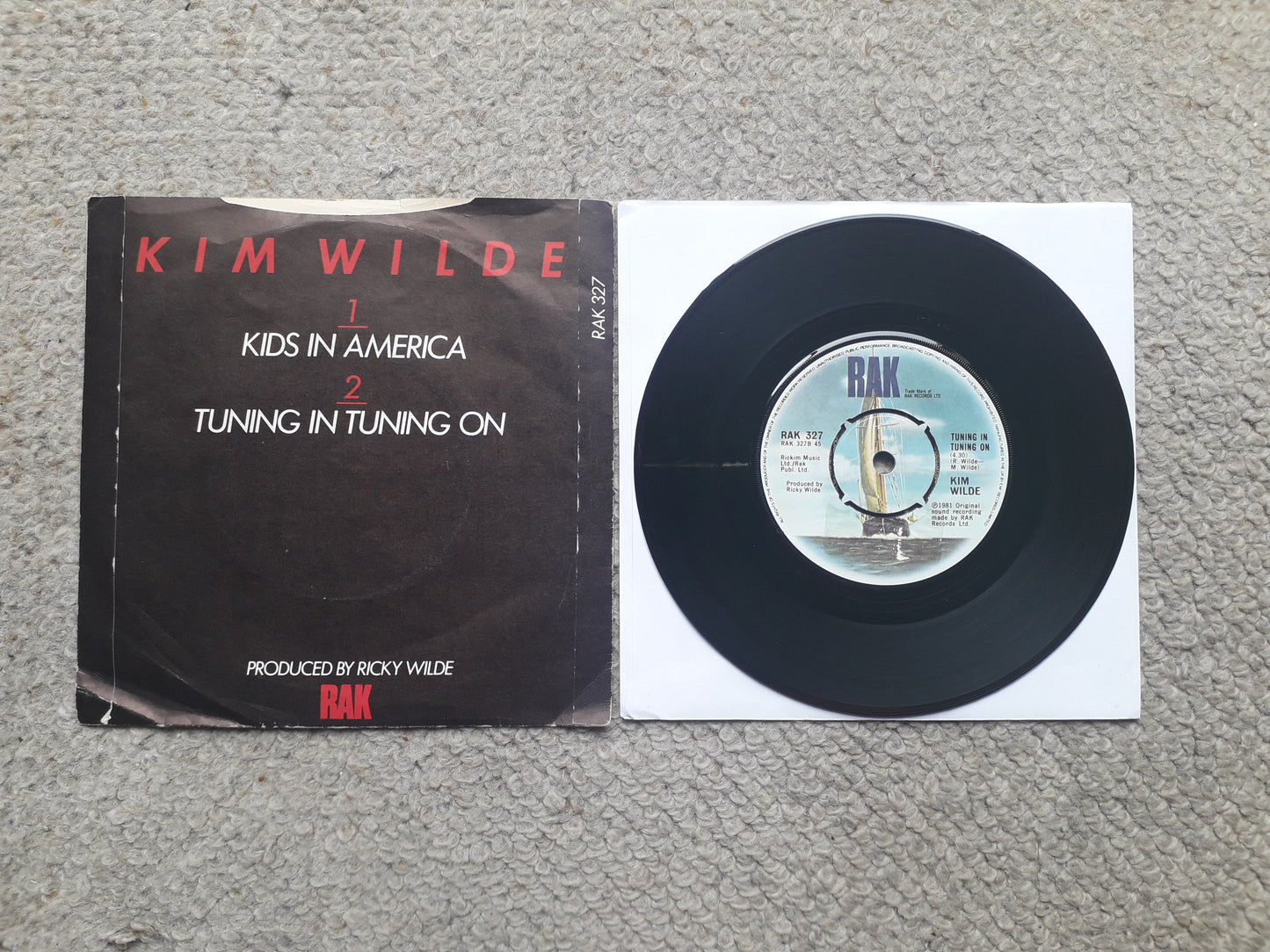 Kim Wilde-Kids In America 7" (RAK 327)