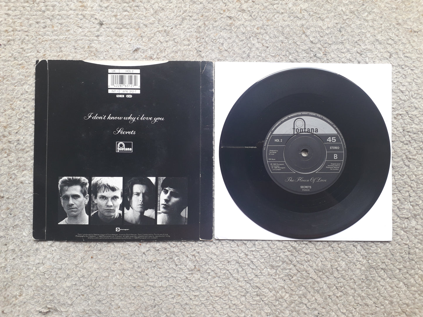 House Of Love-I Don't Know Why I Love You 7" (HOL 2)