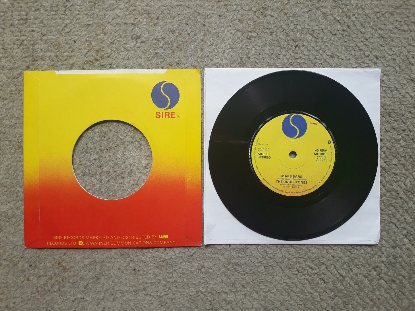 Undertones-Jimmy Jimmy 7" (SIR 4015)