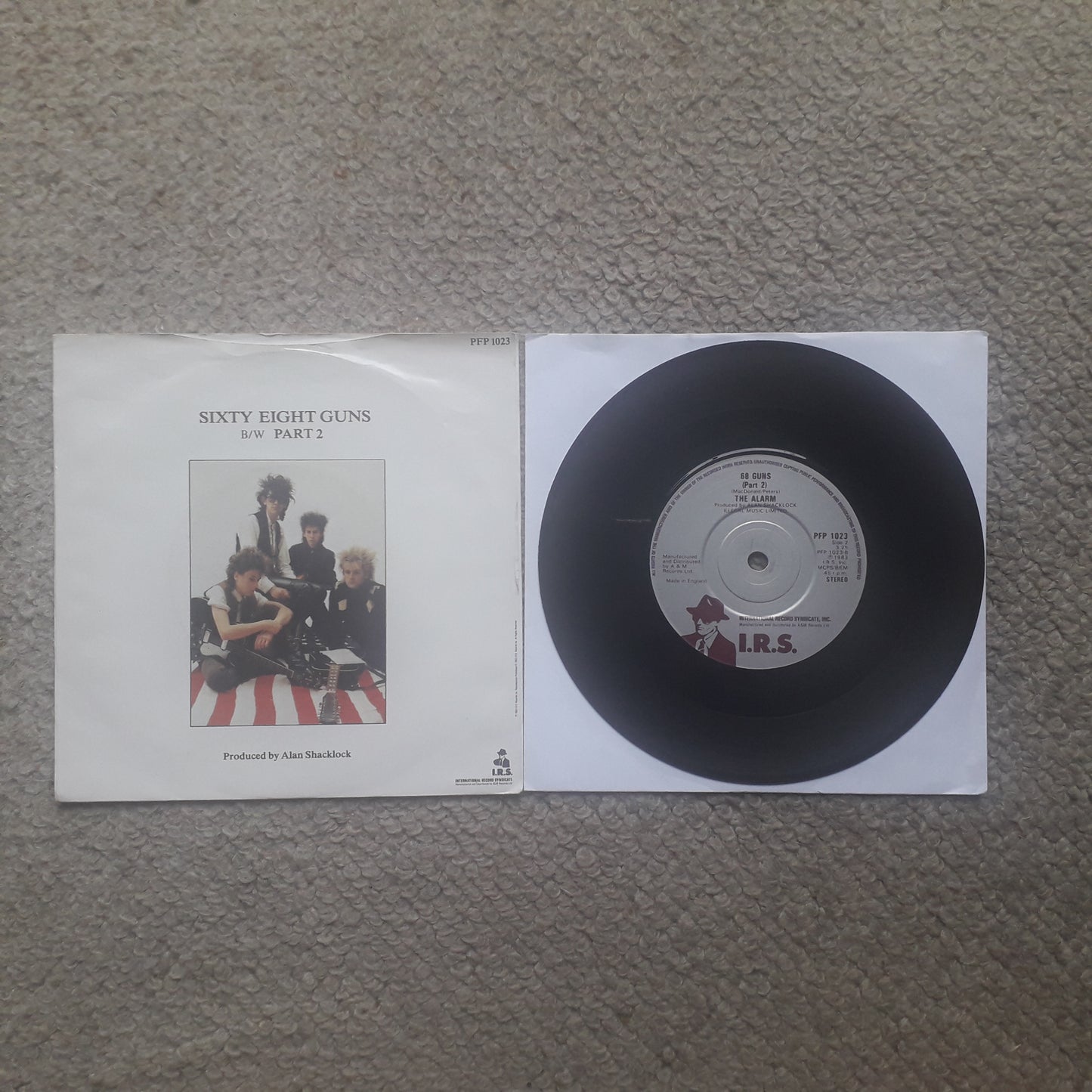 Alarm-Sixty Eight Guns 7" (PFP 1023)