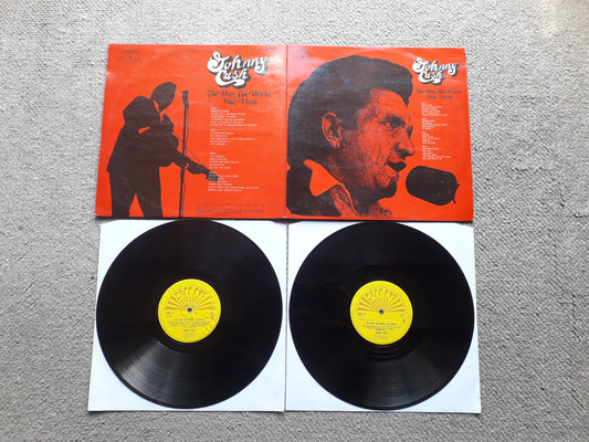 Johnny Cash-The Man, The World, His Music Dbl LP (SUN 6641008)