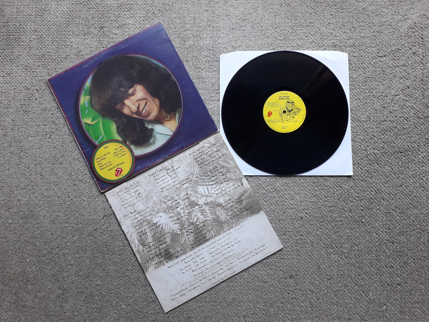 Bill Wyman-Monkey Grip LP (COC 59102)