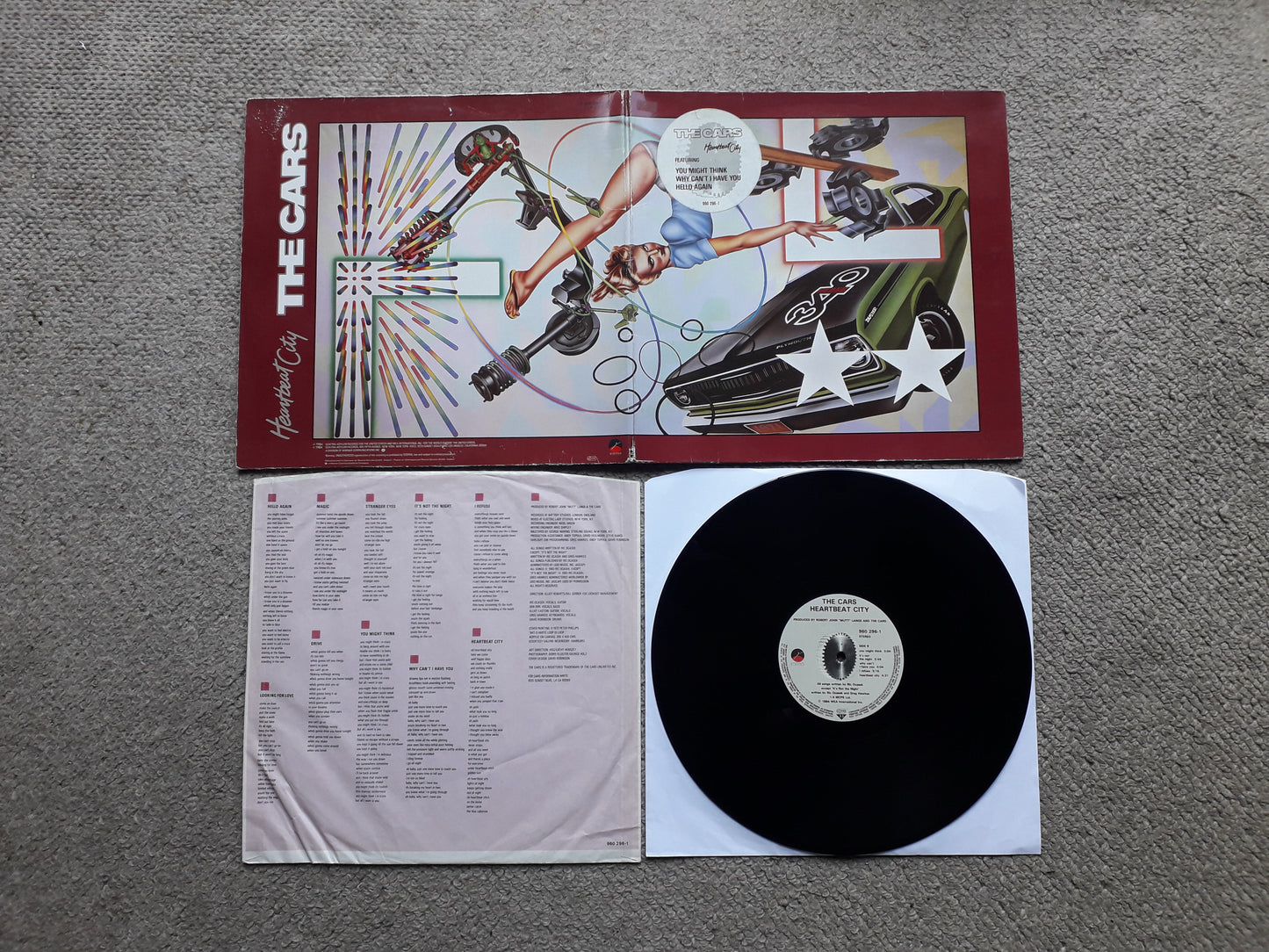 The Cars-Heartbeat City LP (960 296-1)