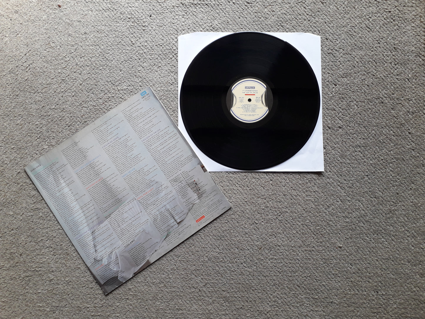 The Undertones-The Sin Of Pride LP (ARD 104)
