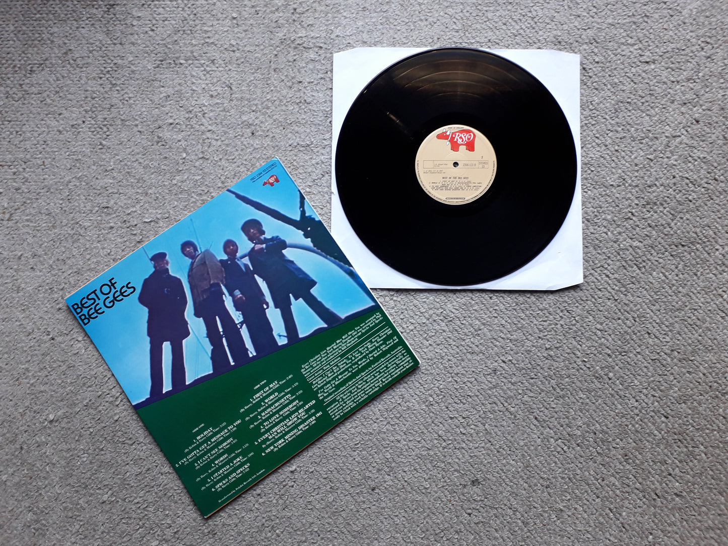 Bee Gees-Best Of Bee Gees LP (RSO 2394 113)