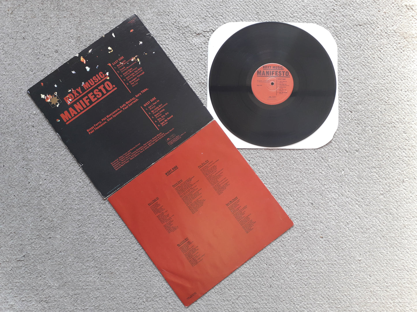 Roxy Music-Manifesto LP (POLH 001)
