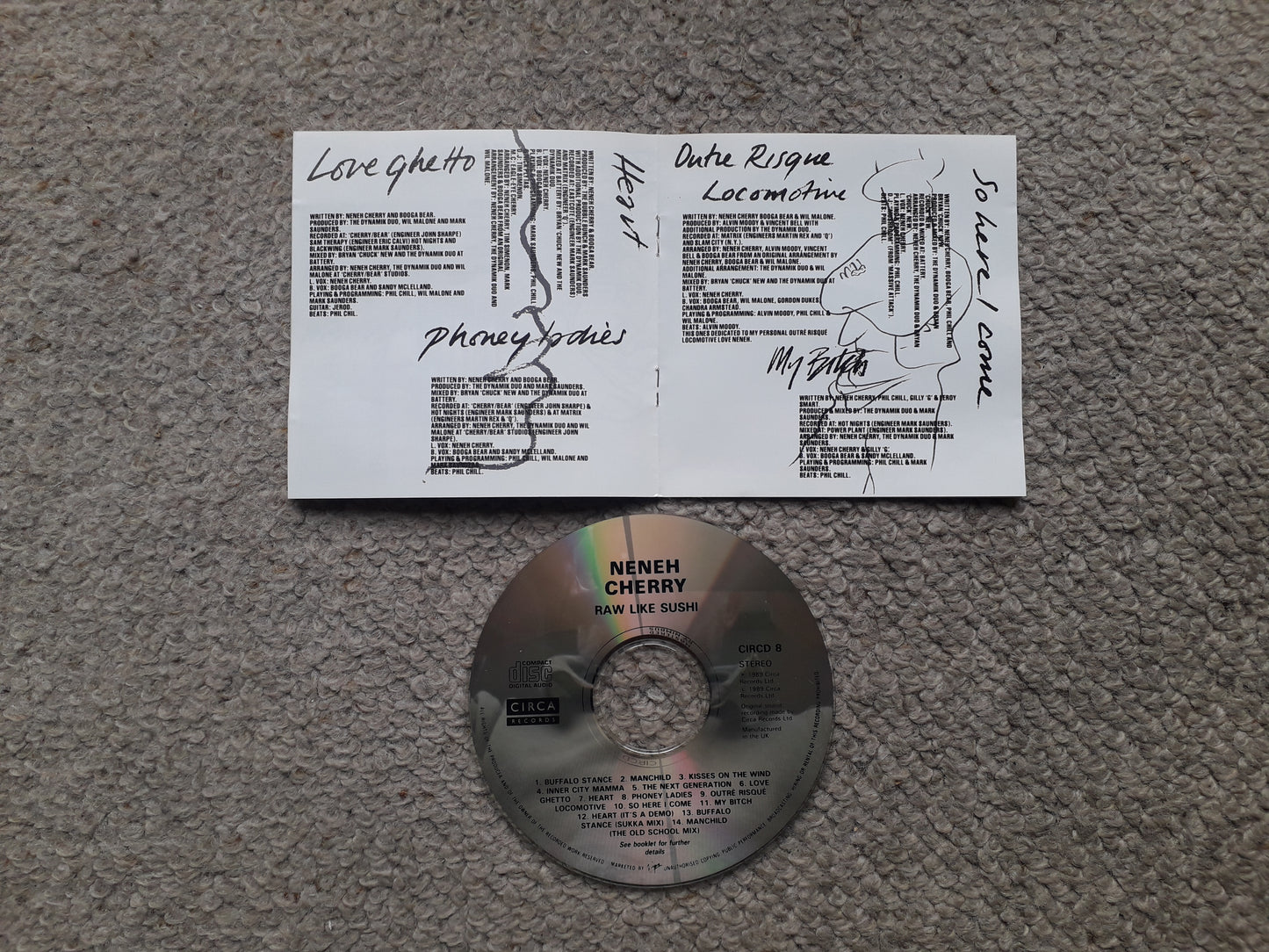 Neneh Cherry-Raw Like Sushi CD (CIRCD 8)