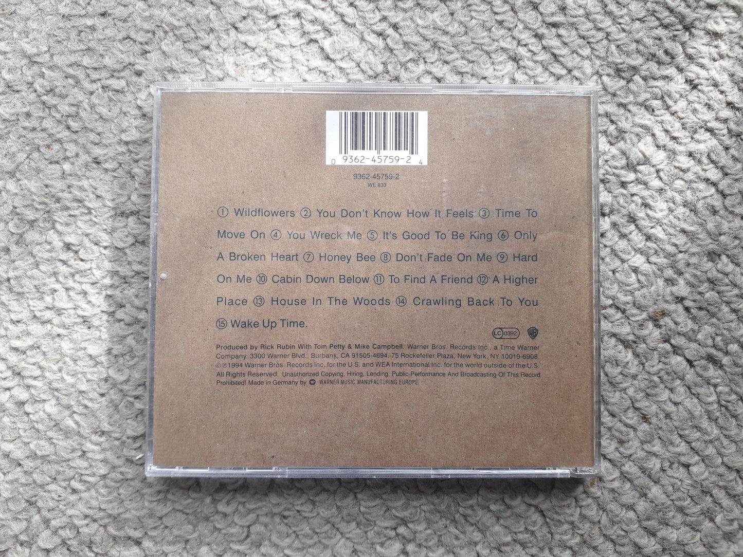 Tom Petty-Wildflowers CD (9362-45759-2)