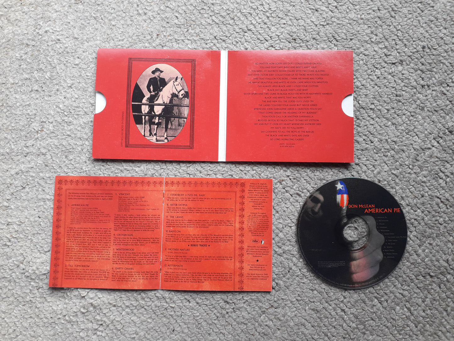 Don McLean-American Pie Remastered CD + Bonus Tracks (72435-84279-2-9)
