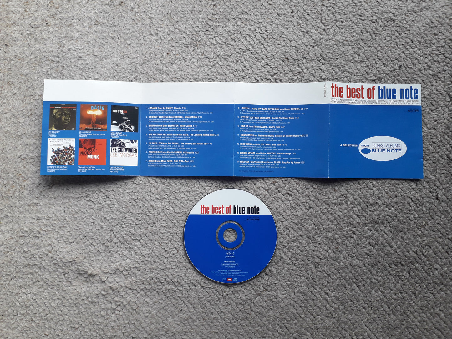 The Best Of Blue Note CD (0 7243 829964 2)