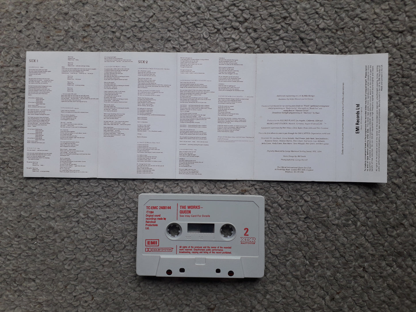 Queen-The Works Cassette (TC-EMC 24 0014 4)