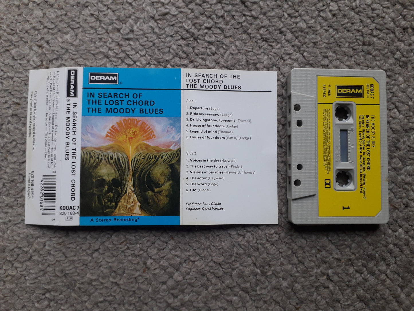 The Moody Blues-In Search Of The Lost Chord Cassette (KDOAC 7)