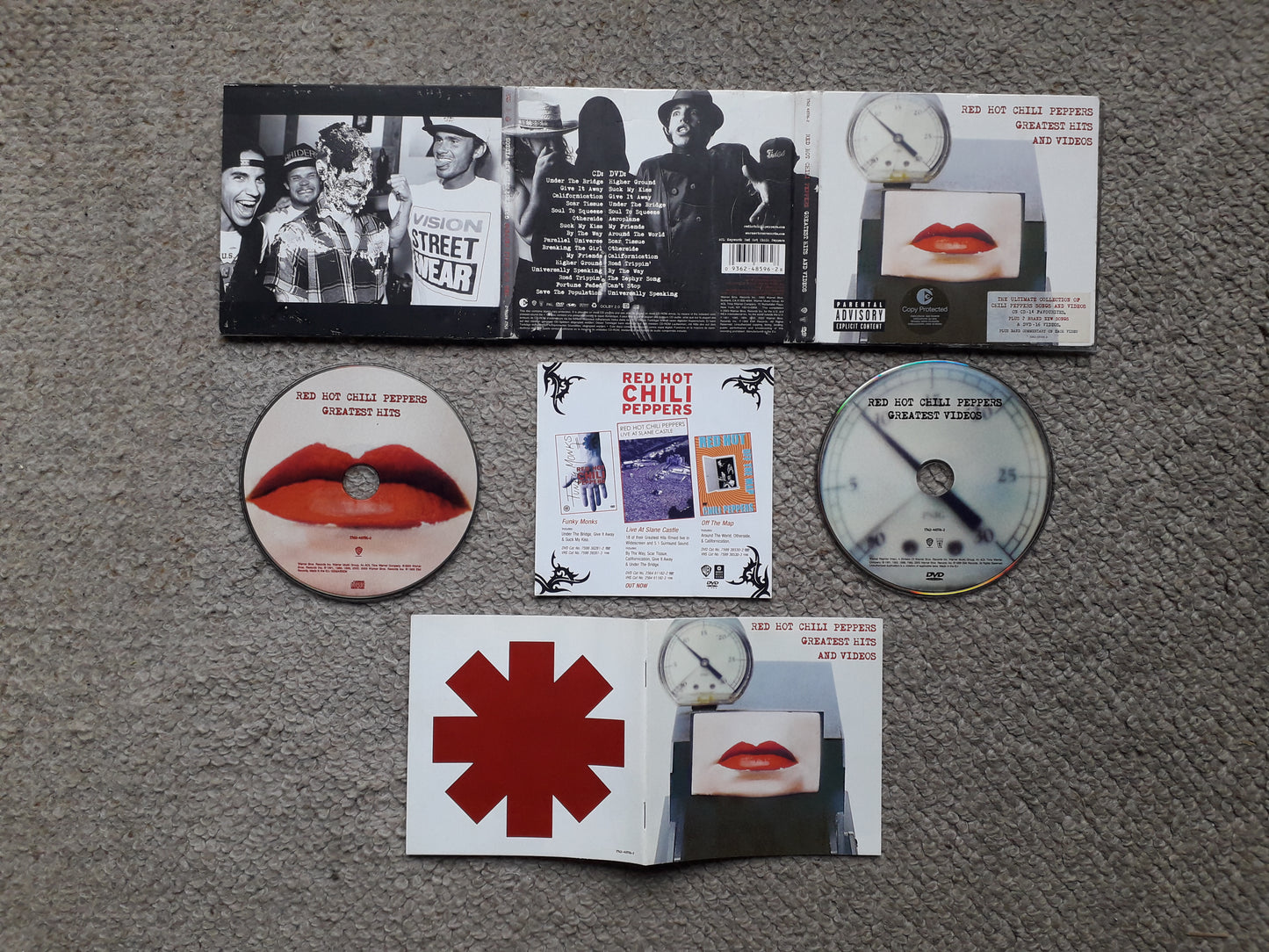 Red Hot Chili Peppers-Greatest Hits & Videos CD & DVD (9362 48596-2)
