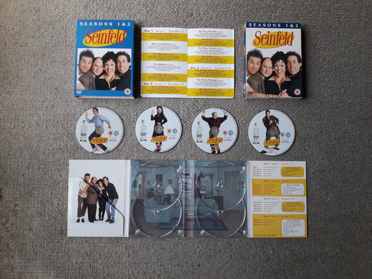 Seinfeld Seasons 1 & 2   Four DVD Box Set