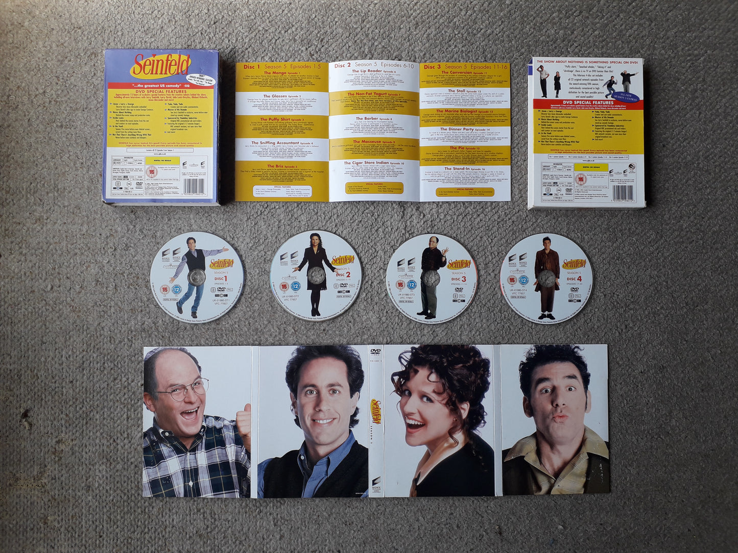 Seinfeld Series 5 Four X DVD Box Set