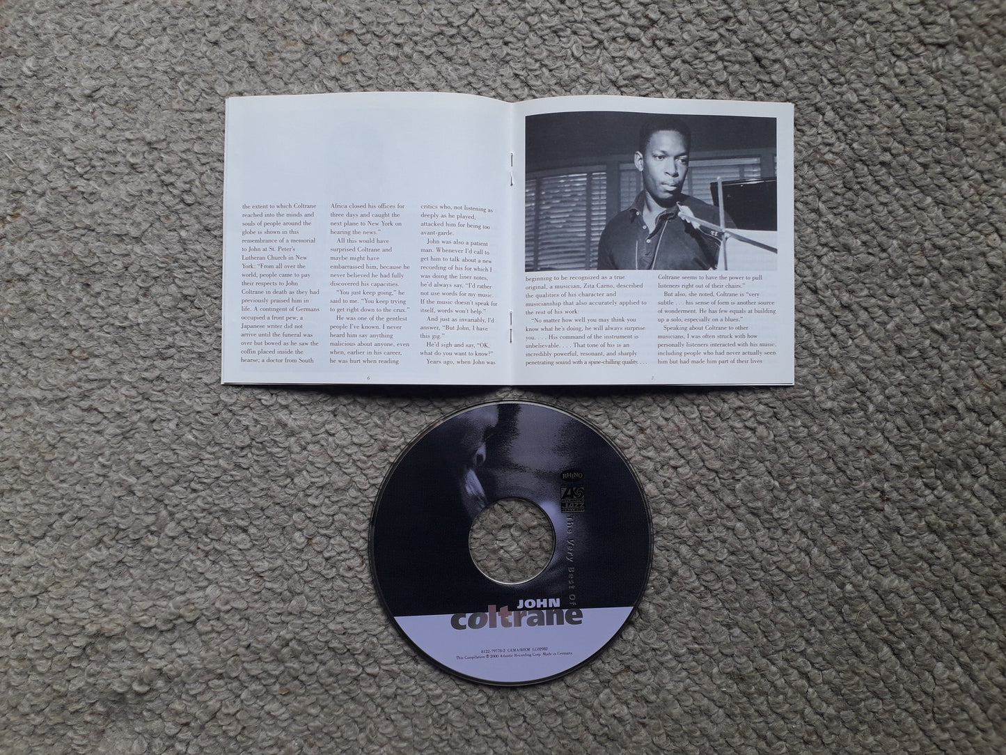 John Coltrane-The Very Best Of John Coltrane CD (8122-79778-2)