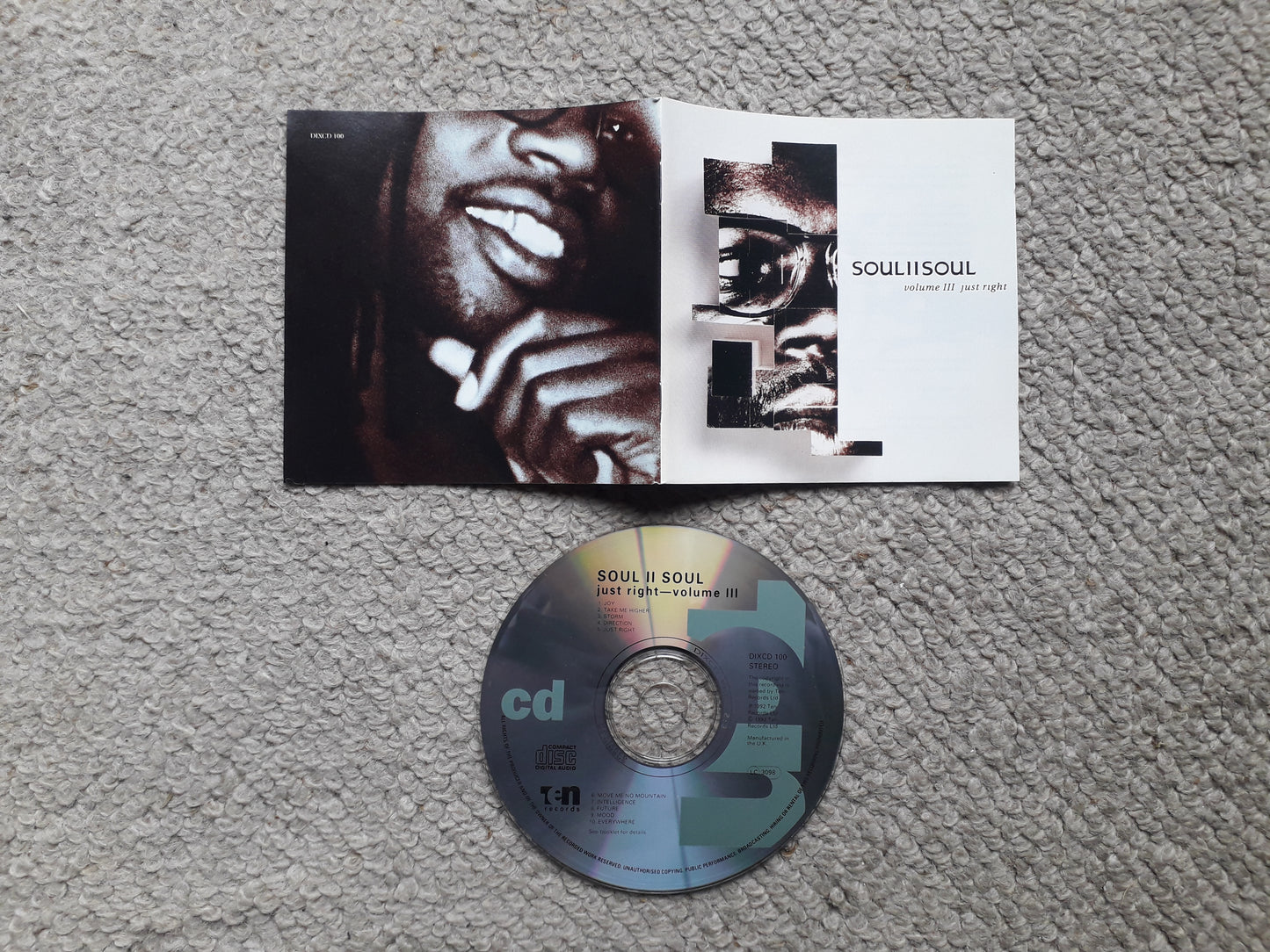 Soul II Soul-Volume III Just Right CD (DIXCD 100)