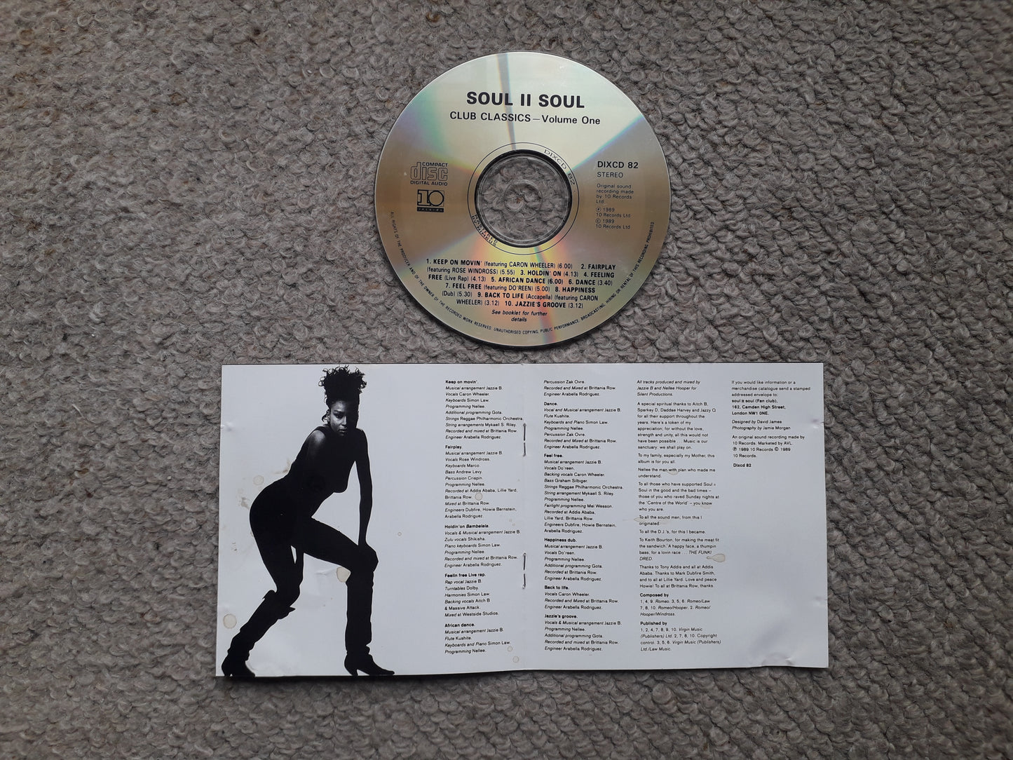 Soul II Soul-Club Classics Vol. One CD (Dix cd 82)