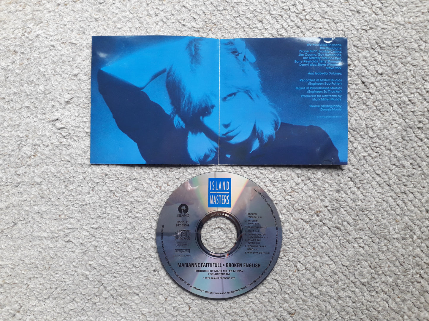 Marianne Faithfull-Broken English CD (IMCD 11)