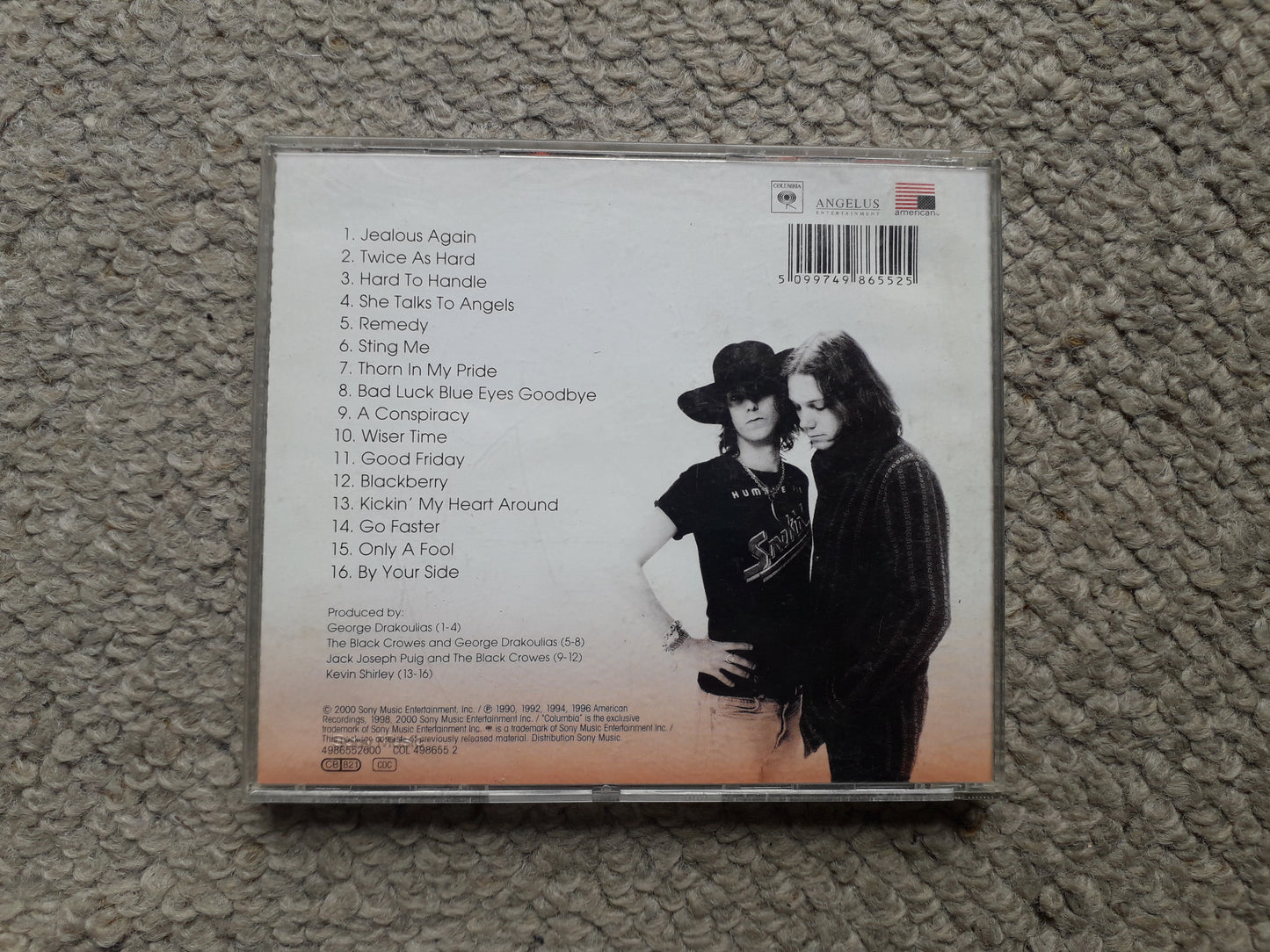 The Black Crowes-Greatest Hits 1990-1999 A Tribute To A Work In Progress CD