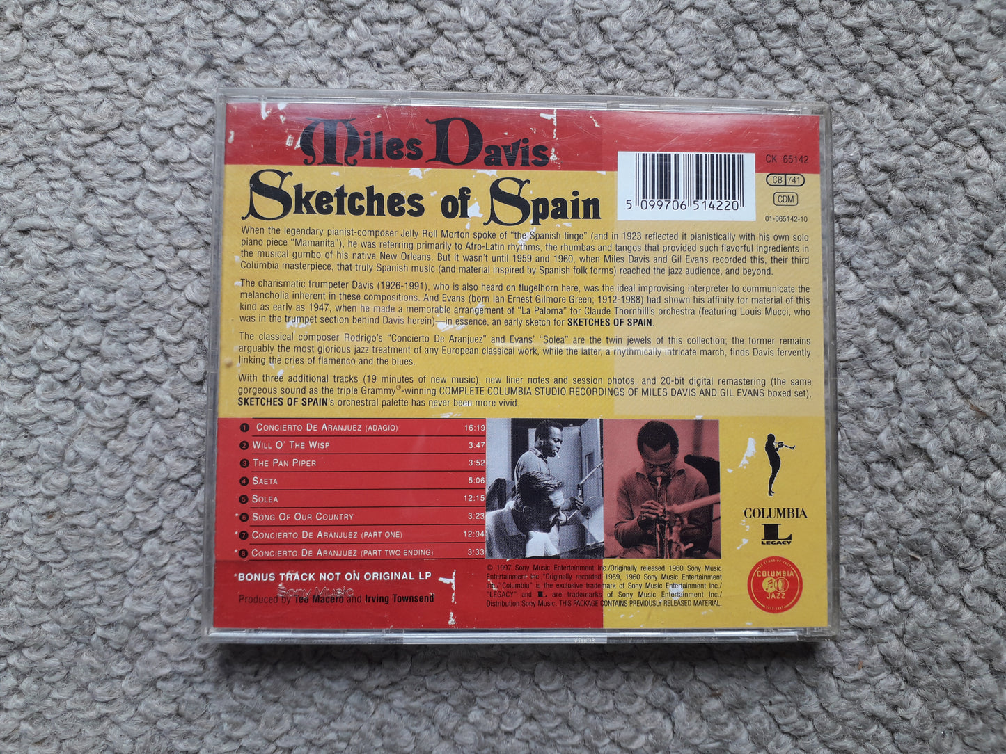 Miles Davis-Sketches Of Spain CD (CK 65142)