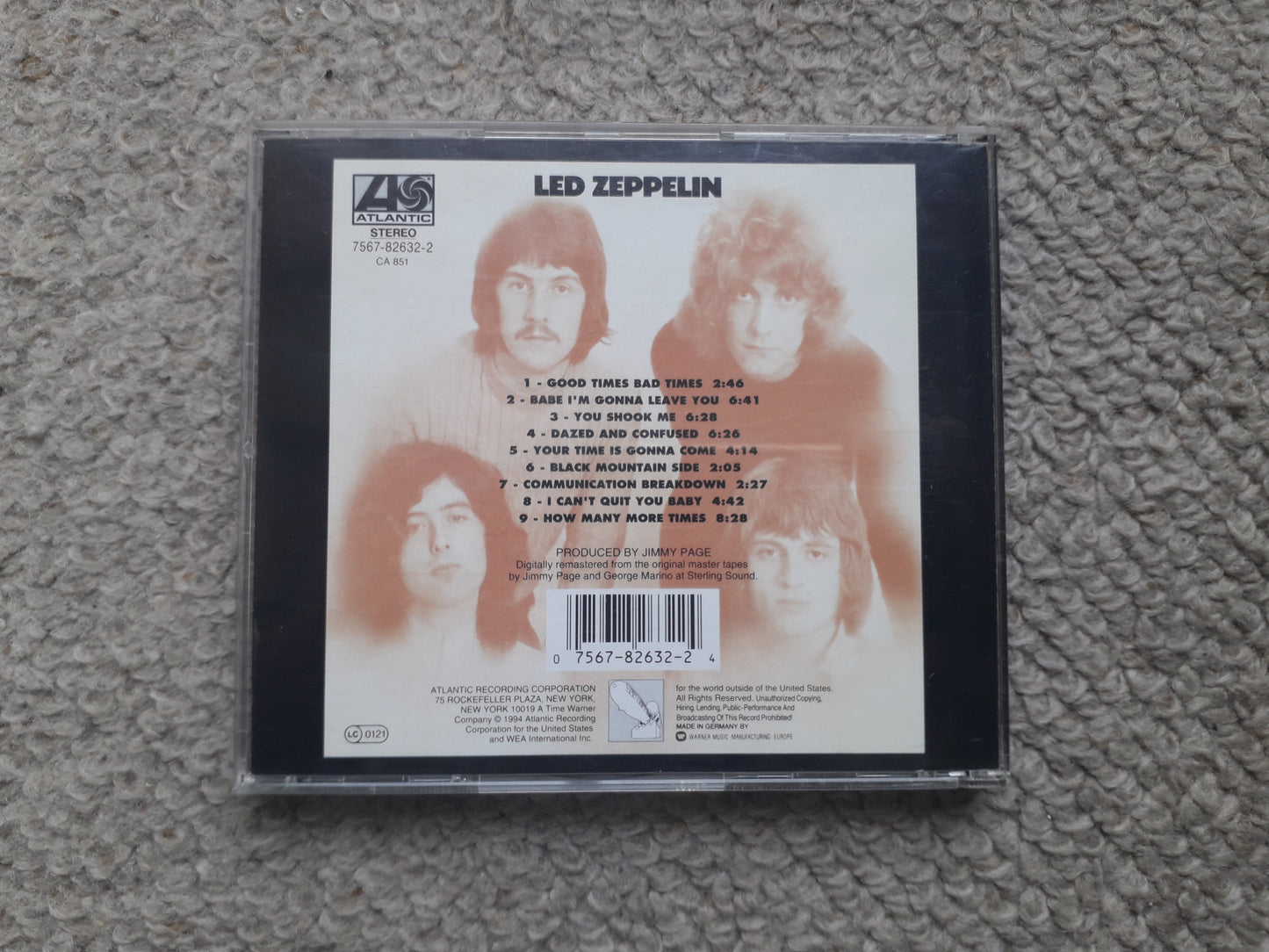 Led Zeppelin-Led Zeppelin CD (7567-82632-2)