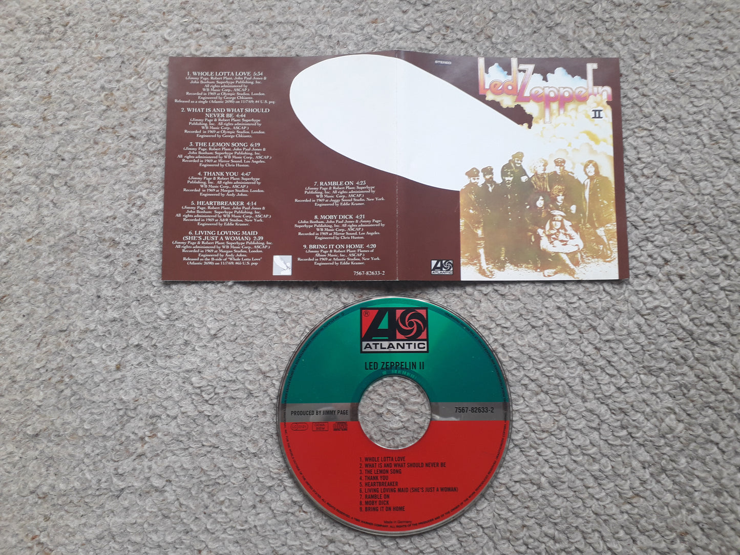 Led Zeppelin-Led Zeppelin II CD (7567-82633-2)