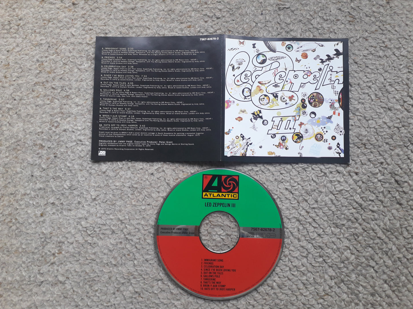 Led Zeppelin-Led Zeppelin III CD (7567-82678-2)