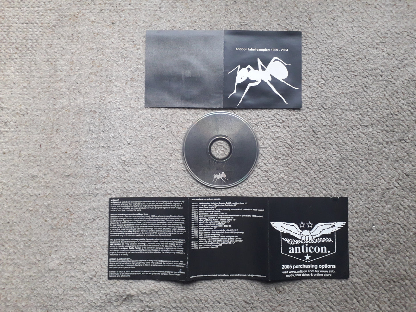 Various – Anticon Label Sampler: 1999 - 2004 CD (abr0031cd)