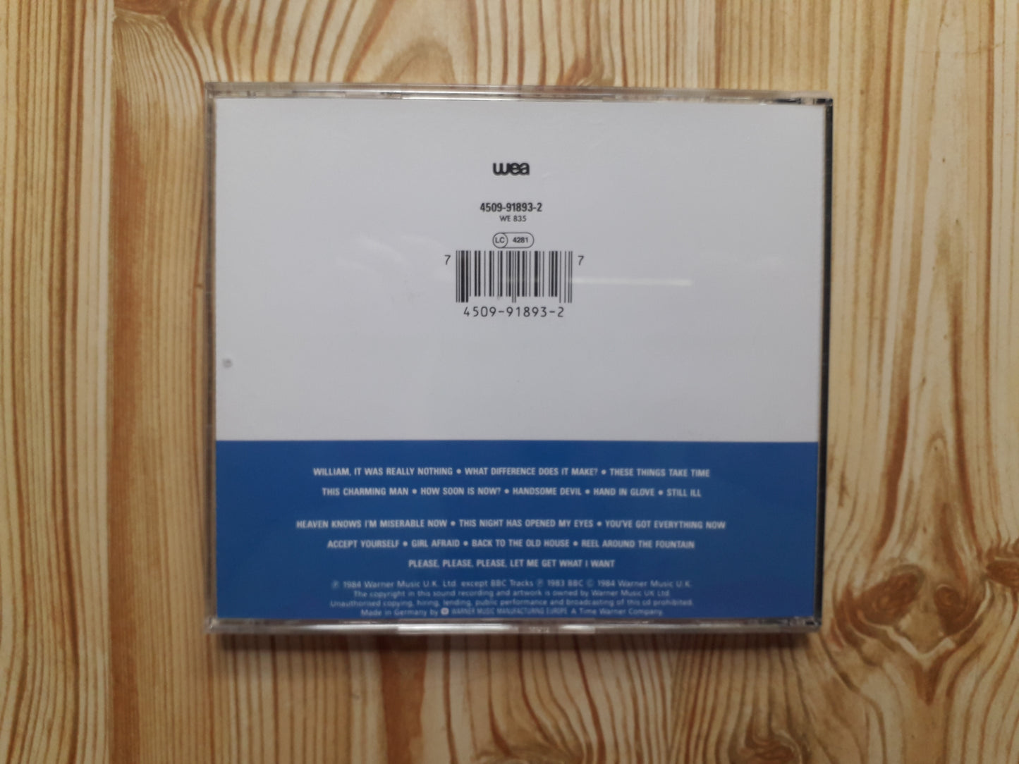 Smiths-Hatful Of Hollow CD (4509-91893-2)