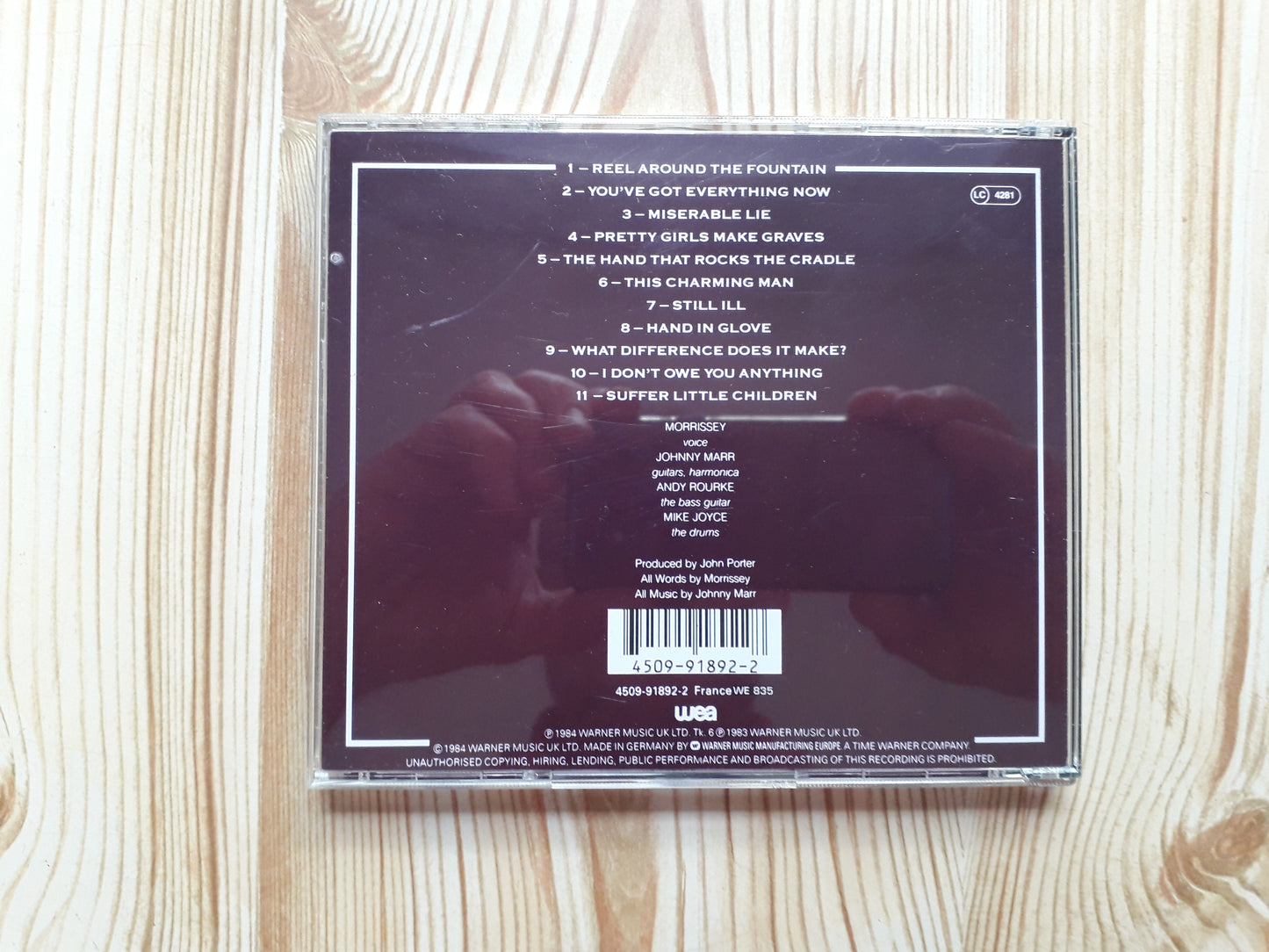Smiths-The Smiths CD (4509-91892-2)