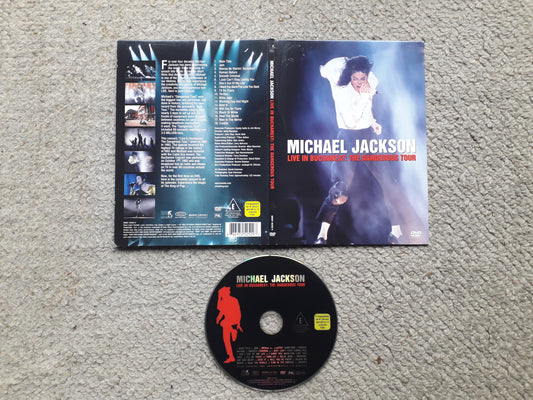 Michael Jackson–Live In Bucharest: The Dangerous Tour DVD Digipak
